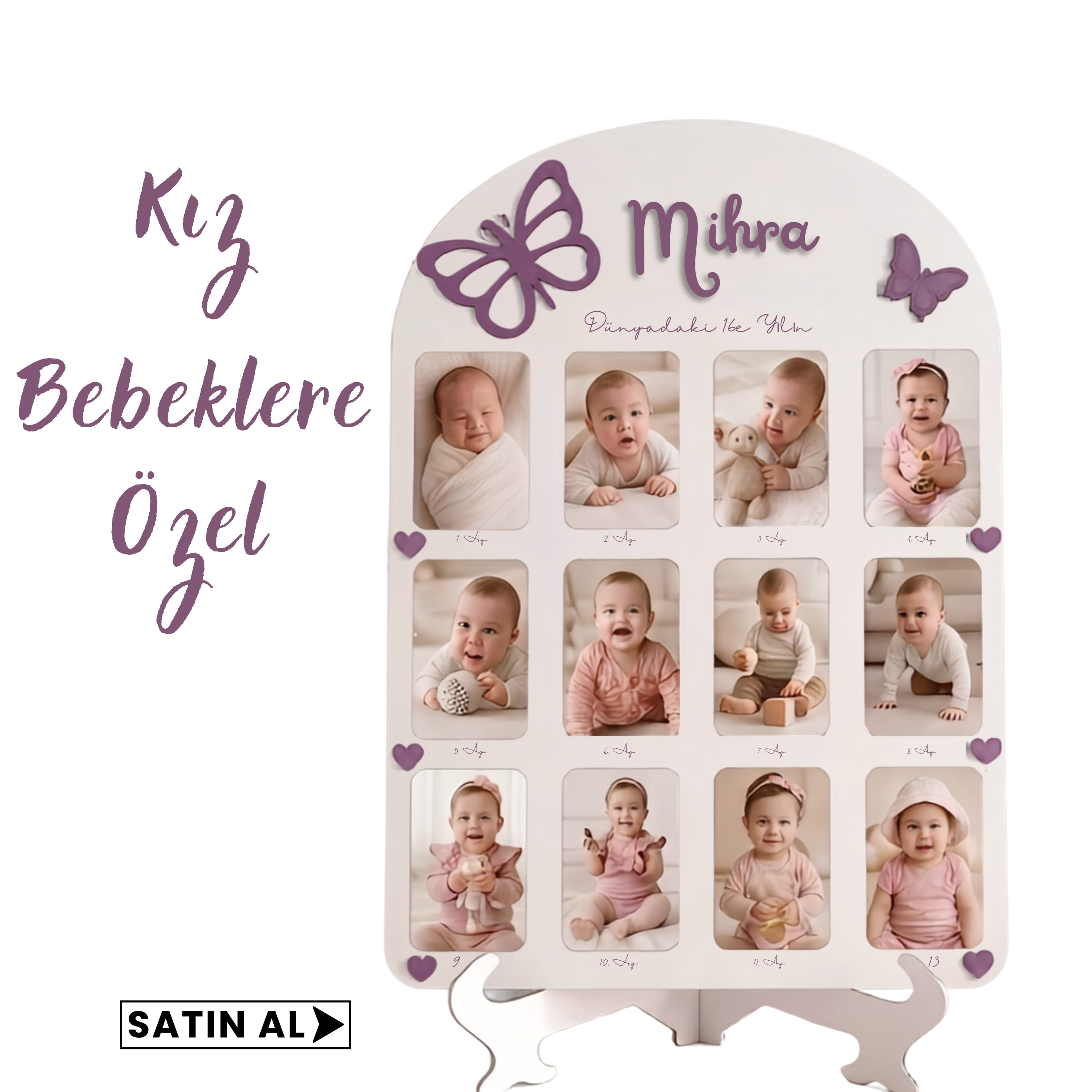 2.Kare Banner Kız bebek